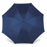 Granatowy, manualny parasol
